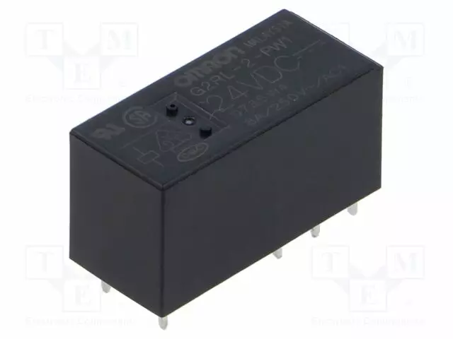 RELE - DPDT - UKELAN: 24VDC - IKOSKETINTEN MAX: 8A - Pienoisreleet - G2RL-2-PW1-DC24 - 1