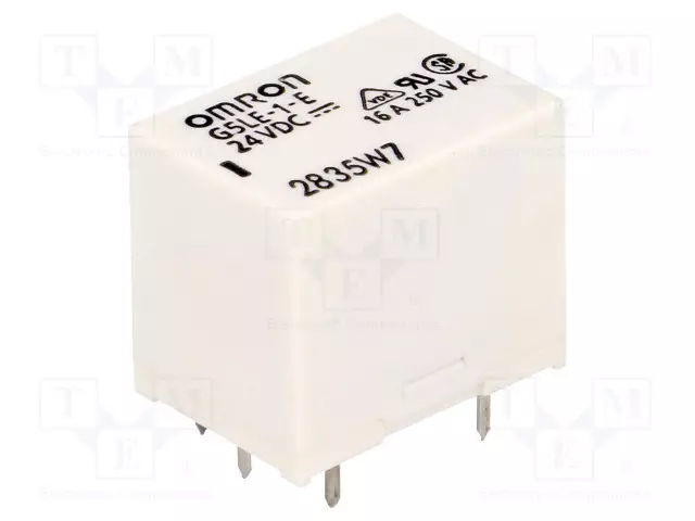 RELE - SPDT - UKELAN: 24VDC - 16A/250VAC - G5LE-E - Pienoisreleet - G5LE-1-E-24 - 1