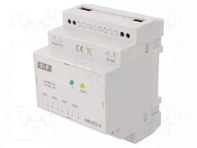AUTOMATION MODULE: EXPANSION OF THE RELAY OUTPUTS - 9÷30VDC - Ohjelmoitavat releet - MAX-MR-RO-4 - 1