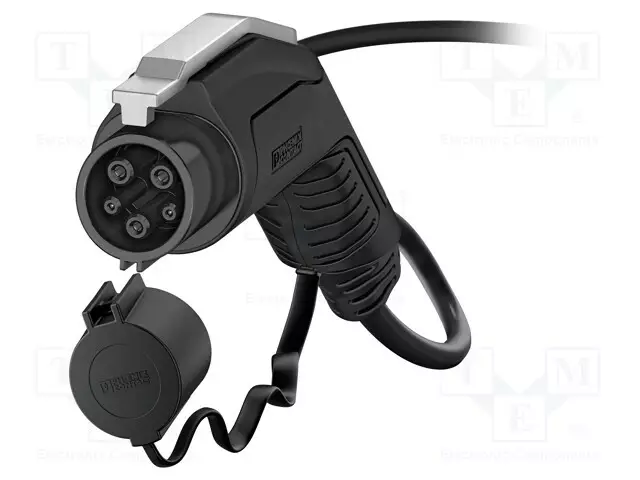 SÄHKÖAUTON LATAUSKAAPELI - 1X0,75MM2,3X6MM2 - 250V - 7,5KW - IP44 - 5M - 30A - Sähköauton latauskaapelit - 1449814 - 1