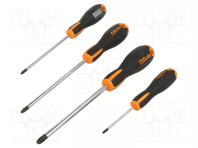 RUUVIMEISSELI: YLEIS-SARJA - PHILLIPS - PH0,PH1,PH2,PH3 - 4KPL - Ruuvimeisselit ja sarjat - 1202ES4 - 1