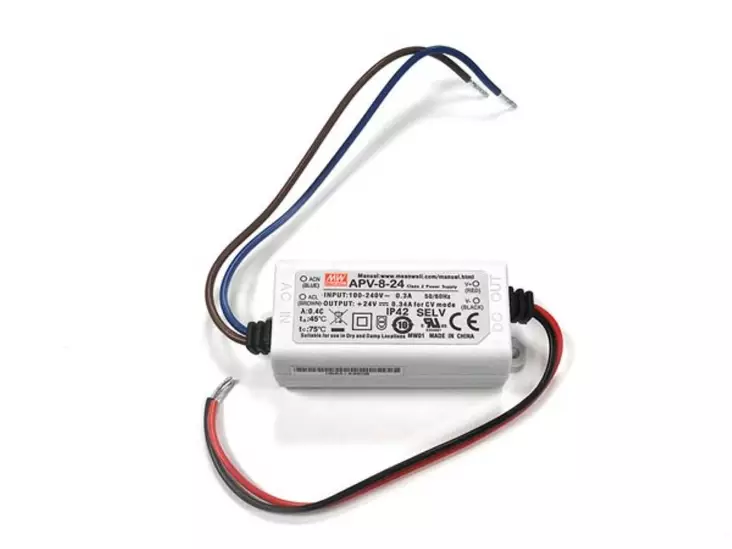 SWITCHING POWER SUPPLY - SINGLE OUTPUT - 8 W - 24 V - Teollisuushakkuriteholähteet - APV-8-24 - 1