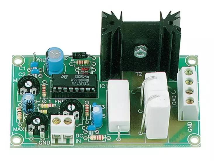 TASAJÄNNITE/PULSSINLEVEYS SÄÄDIN - Whadda liitäntäkortit ja ohjelmointi - WSI8004 - 1