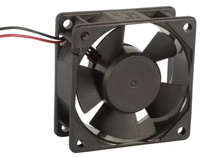 TUULETIN KD2408PTS1 24VDC LIUKULAAKEROITU 80x80x25mm JOHTIMET - DC 24V tuulettimet - BSS24 - 1