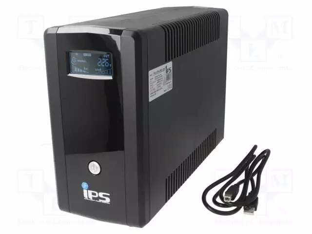 UPS VIRTALÄHDE - 720W - 1,2KVA - 230V - SCHUKO X4,USB B-PISTORASIA - UPS ja tietokeneen virtalähteet - TM-LI-PRO-1200-F4 - 1