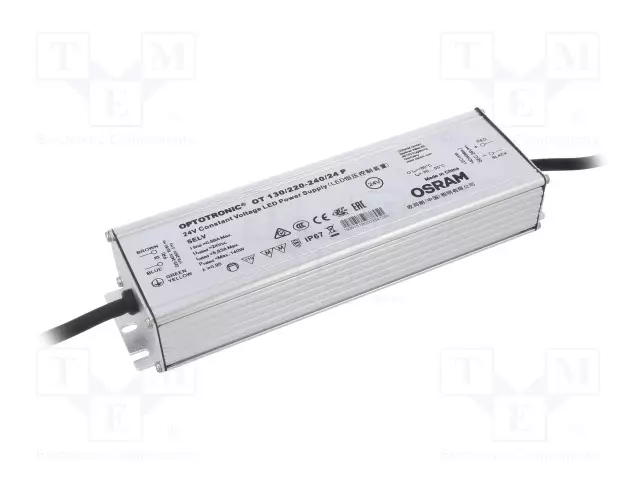 VIRTALÄHDE: IMPULSSI - LED - 130W - 24VDC - 5,4A - 198÷264VAC - IP66 - LED teholähteet - 4052899546004 - 1