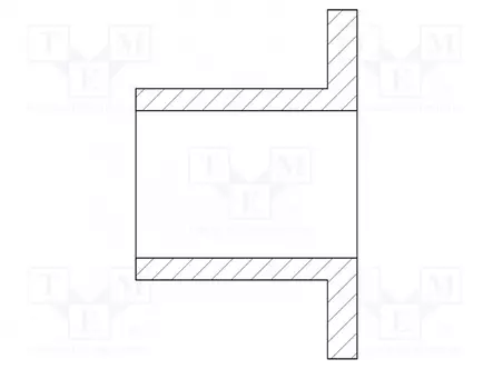 ALUSLEVY - PYÖREÄ - M4 - D=8,7376MM - 3000 - VALKOINEN - L: 6,35MM - Aluslevyt ja prikat - KEYS3105 - 1