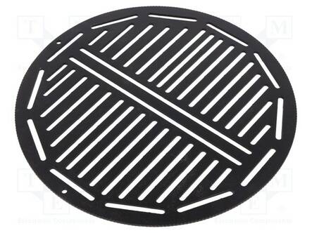 ALUSTA - MUSTA - Ø170X3MM - SARJA: MEKAANISET KOMPONENTIT - Robottialustat ja kotelot - DF-FIT0175 - 1