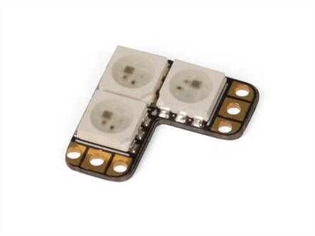 BRIGHTDOT LED PAKKAUS - KULMA - 4KPL - Whadda tehdaskootut moduulit - VMW105 - 1