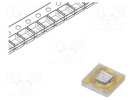 LED - UV-A - 3535 - 120° - 500MA - 2,8W - ?D: 390÷400NM - 3÷3,8VDC - SMD - UV LEDit - HL-3535-F9-395 - 1