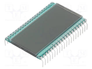 NÄYTTÖ: LCD - 7-SEGMENTTI- (DIGITAALINEN) - STN POSITIVE - Digitaaliset LCD-näytöt - DE170-RU-306.35 - 1