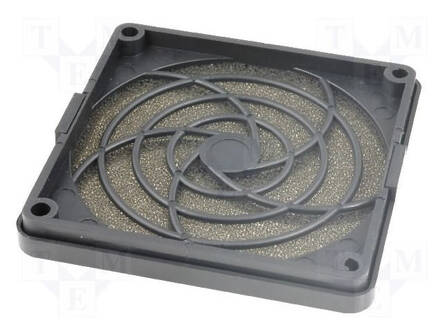 SUOJA - MUOVI - 80X80MM - TARRAIN,RUUVI - SUODATTIMEN KANSSA - 45PPI - Tuulettimien suojat - LFT80FI45 - 1