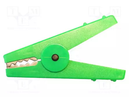 HAUENLEUKA - 30A - LEVITYSALUE: MAX.16MM - KOK.PIT: 80MM - VIHREÄ - Krokotiili klipsit - BU-112-5 - 1