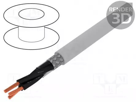 KYTKENTÄJOHTO - ÖLFLEX® CLASSIC 115 CY - 3X0,75MM2 - PVC - HARMAA - 300V,500V - Suojatut moninapakaapelit - CL115CY-3X0.75 - 1