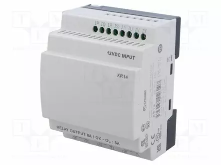 AUTOMATION MODULE: EXTENSION - IN: 8 - OUT: 6 - OUT 1: RELAY - 12VDC - Ohjelmoitavat releet - CROUZET-88970235 - 1