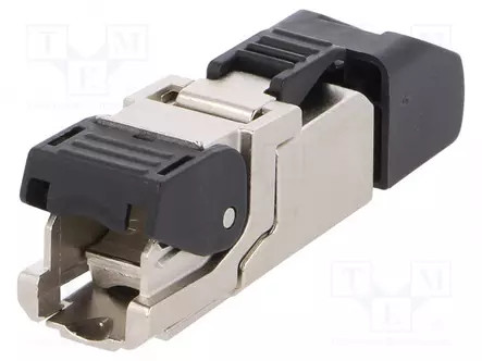 LIITIN: RJ45 - PISTOKE - PIN: 8 - CAT: 5E - SUOJATTU - 8P8C - 5÷9MM - JOHTOON - RJ liittimet - 21700605 - 1