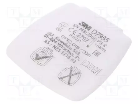 PIENHIUKKASSUODATIN - D7000 - P3 R - 81MM - Hengityssuojaimet - 3M-7100197285 - 1