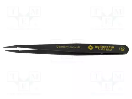 PINSETTI - TERÄN KÄRJEN MUOTO: TERÄVÄ - PINSETIN PIT: 120MM - ESD - ESD-atulat - BRN-5-195 - 1