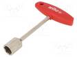 WRENCH: SOCKET SPANNER - 6-ANGLES - HEX 17MM - CHROM-VANADIUM STEEL - Hylsyavaimet - WIHA.00995 - 1