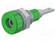 LABORATORY CONNECTOR: 2MM BANANA - SOCKET - 10A - 23MM - VIHREÄ - 60VDC - Banaanijatkoliittimet - LB-IF2R-25 - 1