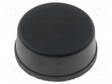 ITSELIIMAUTUVA JALKA - MUSTA - KUMI - A: 12MM - B: 11,2MM - C: 5,1MM - Koteloiden lisätarvikkeet - FIX-RF-015 - 1