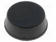 ITSELIIMAUTUVA JALKA - MUSTA - KUMI - A: 13MM - B: 11,4MM - C: 5MM - Koteloiden lisätarvikkeet - FIX-RF-005 - 1