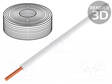 JOHTO - 0,2MM2 - RAUTACU - PVC - VALKOINEN - 60V 1X0,2MM2 - Monisäikeiset asennuskaapelit - D-105-5 - 1