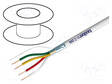 JOHTO - 4X0,22MM2 - SUOJATTU,AL-PET-MUOVI - PVC FIRESTOP® - 150V - Suojatut moninapakaapelit - TAS-C295 - 1