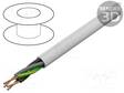 JOHTO - YDY - 4G2,5MM2 - PYÖREÄ - RAUTACU - PVC - VALKOINEN - Virtajohdot metritavara - EK-YDY-4X2.5 - 1