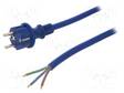 KAAPELI - 3X2,5MM2 - CEE 7/7 (E/F) PISTOKE,JOHDOT - KUMI - 4M - 16A - Tietokone- ja laitejohdot - W-98455 - 1