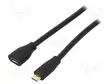 KAAPELI - USB 2.0 - USB B MICRO NAARASLIITIN,USB B MIKROPISTOKE - USB kaapelit ja adapterit - CU0125 - 1