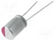 KONDENSAATTORI: POLYMEERI-LOW ESR - H: 9MM - 470UF - 2,5VDC - THT - THT-polymeerikondensaattorit - ULR4702.5 - 1