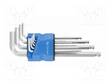 WRENCH: HEX KEY-SET - SPHERICAL - ALLOY STEEL - LONG - 9PCS. - Kuusiokolo- ja TORX avaimet - HT1W825 - 1
