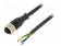 KYTKENTÄKAAPELI - M12 - PIN: 5 - SUORA PISTOKE - 24VAC - 4A - IP67 - Teollisuus anturikaapelit - XZCP1164L15 - 1