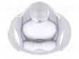 LED-LINSSI - PYÖREÄ - PLEXIGLASS PMMA - LÄPINÄKYVÄ - 3÷7° - H: 27,4MM - Linssit LEDeille - F12985 - 2