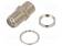 LIITIN - JOHTOON - ASENNUSMUTTERILLA,ALUSLEVYLLÄ - SUORA - F liittimet - RF490D075HDWA13505 - 1