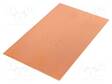 PIIRILEVY FR4 - LASIKUITU-EPOKSI - 1,5MM - L: 160MM - W: 100MM - Piirilevyt 1-puoleiset - LAM100X160L1.5 - 1