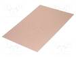 PIIRILEVY FR4 - LASIKUITU-EPOKSI - 1,5MM - L: 420MM - W: 297MM - Piirilevyt 1-puoleiset - LAM297X420E1.5 - 1