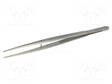 PINSETTI - 155MM - TARKKOIHIN TÖIHIN - TERÄN KÄRJEN MUOTO: TERÄVÄ - Tarkkuus-atulat ja pinsetit - KNP.922235 - 1