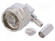 LIITIN: N - PISTOKE - UROS - 90° KULMA - 50OHM - JUOTETTAVA,PURISTUS - N liittimet - J01020A0035 - 1