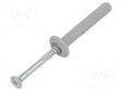 PLASTIC ANCHOR - WITH FLANGE,WITH SCREW - 6X40 - ZINC-PLATED STEEL - Ruuvit - muut - FISCHER-48795 - 1