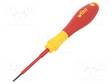 SCREWDRIVER: INSULATED - SLOT - SL 2 - 60MM - SOFTFINISH® ELECTRIC - Ruuvimeisselit ja sarjat - WIHA.43385 - 1