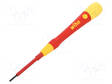 SCREWDRIVER: INSULATED - PRECISION - SLOT - SL 2 - BLADE LENGTH: 50MM - Ruuvimeisselit ja sarjat - WIHA.42375 - 1