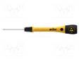 SCREWDRIVER: PRECISION - HEX KEY - HEX 3MM - BLADE LENGTH: 60MM - ESD - Ruuvimeisselit ja sarjat - WIHA.43685 - 1
