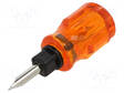SCREWDRIVER: STANDARD - PLUSMINUS PH-TYPE,SLOT - PH/S2 - SL 6.3 - Ruuvimeisselit ja sarjat - FUT.DST-05 - 2