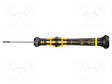 SCREWDRIVER: PRECISION - SLOT - 1.5X0.23MM - BLADE LENGTH: 40MM - ESD - Ruuvimeisselit ja sarjat - WERA.1578A1.5 - 2