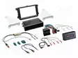 RATTIOHJAIN ADAPTERI- VW,ŠKODA - MUSTA - VERSIO: 2 DIN - Adapterijohdot - 611320-10-5 - 1