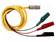 MITTAUSJOHTO - MUSTA,PUNAINEN,VIHREÄ,KELTAINEN - 50OHM - 0,92M - Laboratorioliittimet - muut - POM-4725 - 1