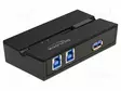 SWITCH - MUSTA - MUOVI - TULO: USB B PISTORASIA X2 - PORTTIEN LUKU: 3 - USB kaapelit ja adapterit - DELOCK-11495 - 1