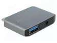 ADAPTERI - STEREO,USB 2.0 - LIITTIMEN VÄRI: HARMAA - USB kaapelit ja adapterit - DELOCK-63965 - 2